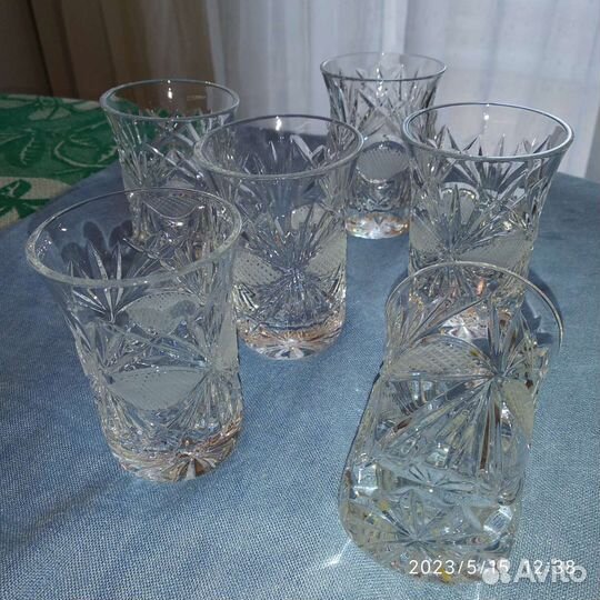 Хрустальные рюмки СССР