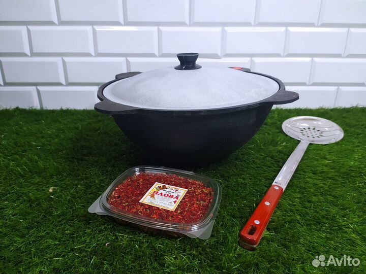 Казан чугунный 6 литров