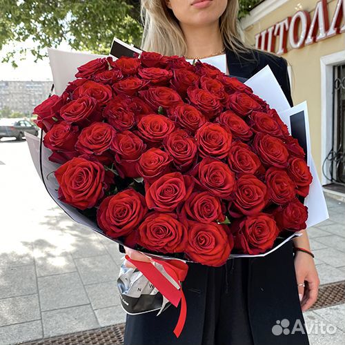 Большой букет роз (45)
