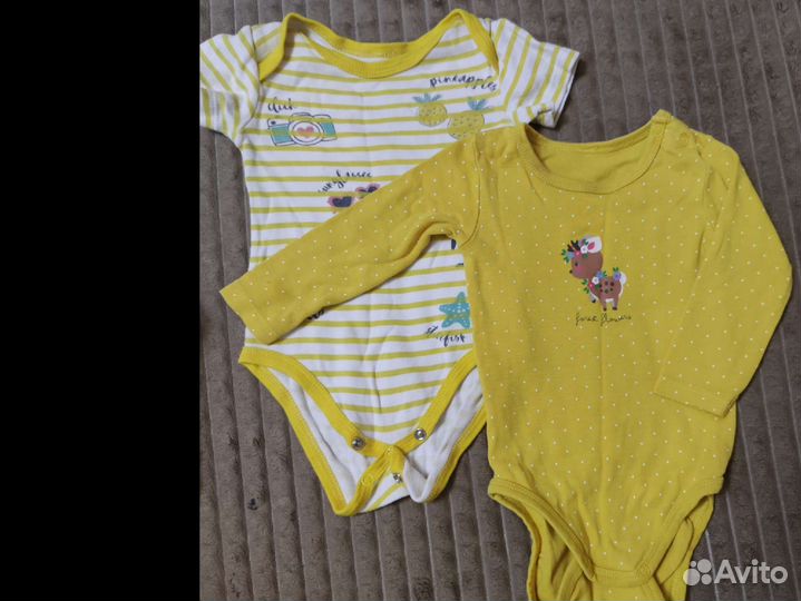 Одежда пакетом для девочки до 6 мес