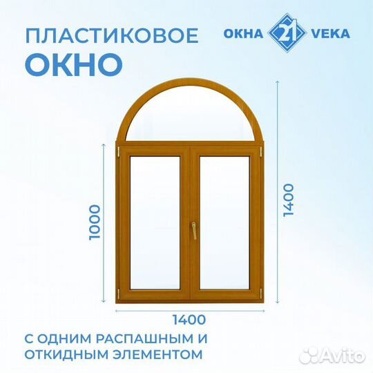 Пластиковые окна арочные