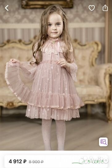 Платье для девочки 98
