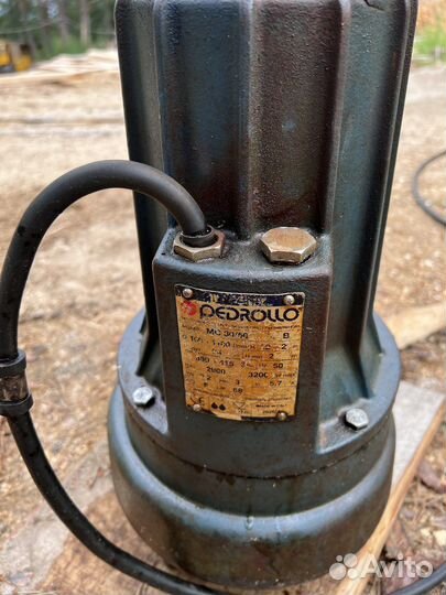 Насос фекальный Pedrollo MC 30/50 трёхфазный