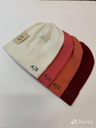 Шапка AX Armani удлиненная осень зима