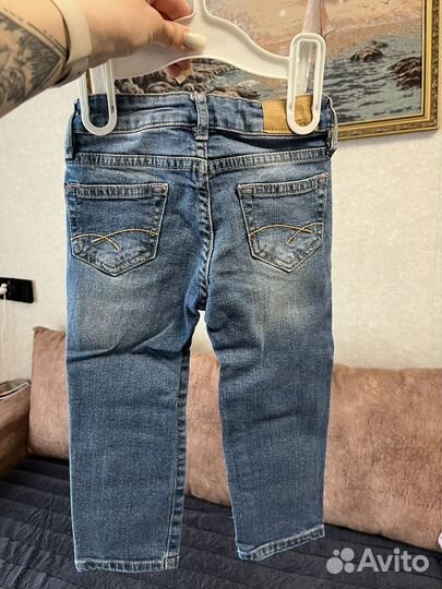 Джинсы для девочки 92