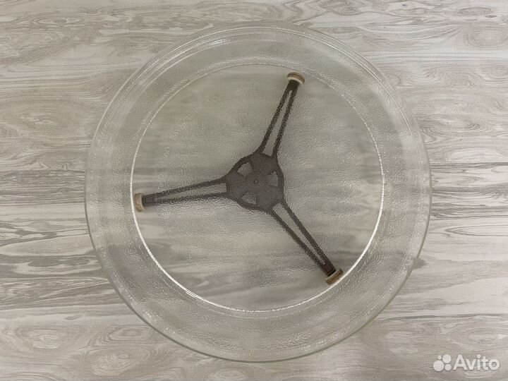 Тарелка для микроволновки с крестовиной 24,5 см