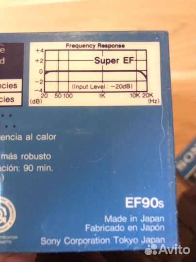 Кассеты sony super EF-90