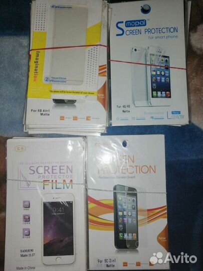 Защитные стекла и чехлы