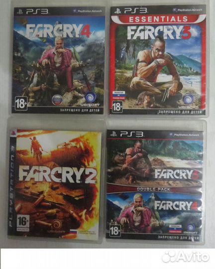Все части Far cry для Sony PS3