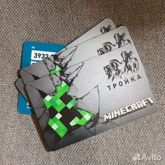 Карта тройка Майнкрафт крипер