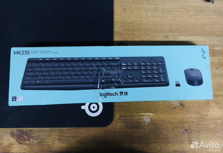 Клавиатура и мышь Logitech MK235