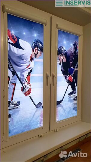 Двойные римские шторы фото в интерьере