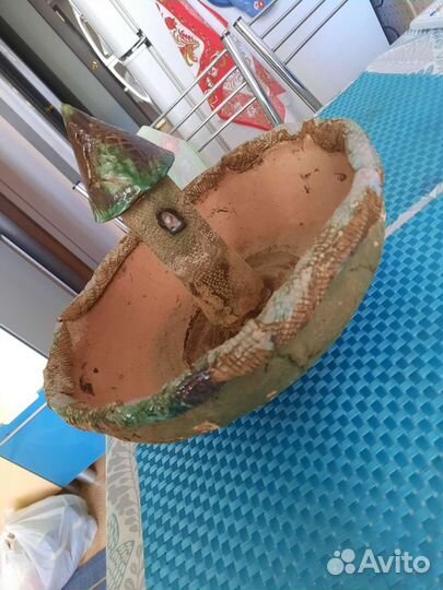 Кашпо из глины