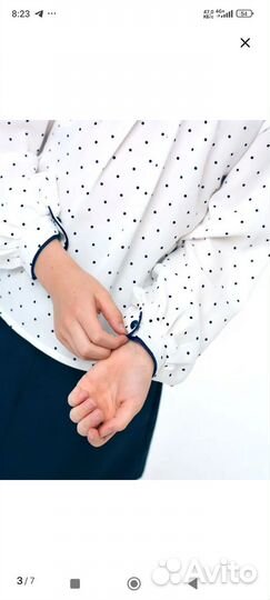 Блузкa школьная