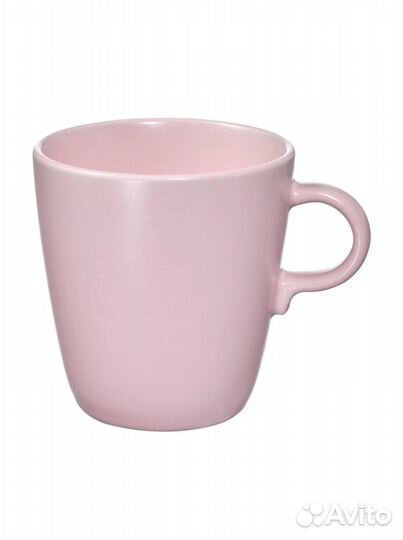 Кружка IKEA Фэргклар 370 мл. светло-розовый
