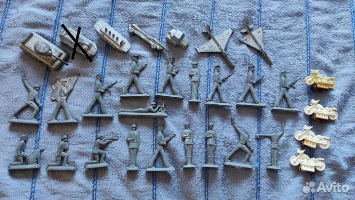 Разные Солдатики СССР пластмасса металл