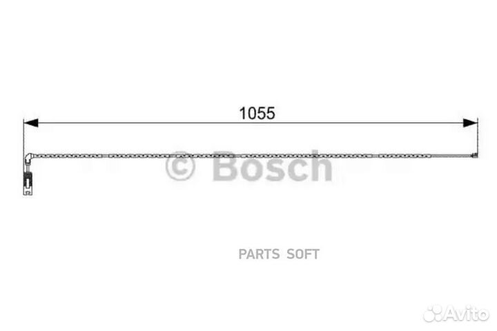 Bosch 1987473001 датчик износа диск.колодки