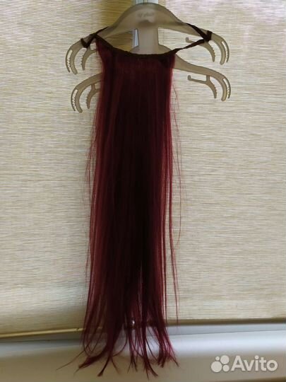 Хвост из натуральных волос