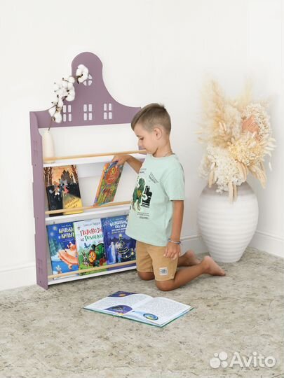 Стеллаж детский для книг 