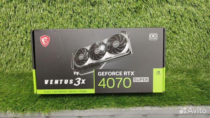 Видеокарта MSI Ventus 3x RTX 4070super