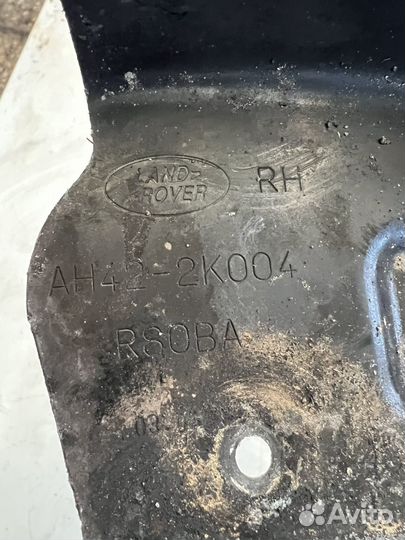 Щиток диска передний правый range rover l322