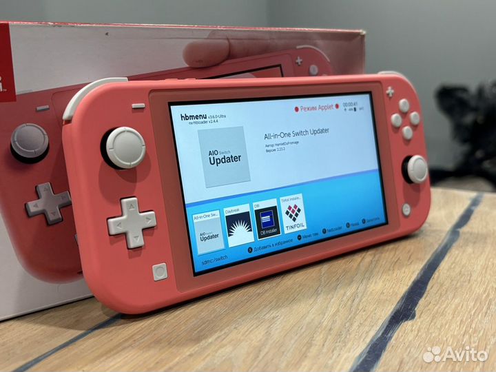 Nintendo switch Lite прошитая +128 Гб