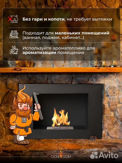 Биокамин настенный