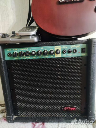 Электро гитара с комбиком