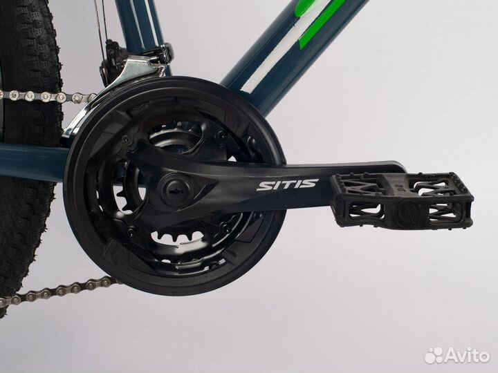 Велосипед sitis rade RD610 26 (2022) серо-зеленый