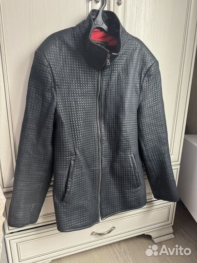 Кожаная куртка мужская