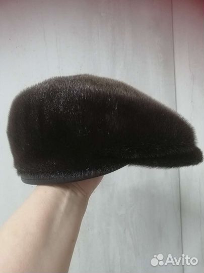 Меховая мужская кепка из нерпы