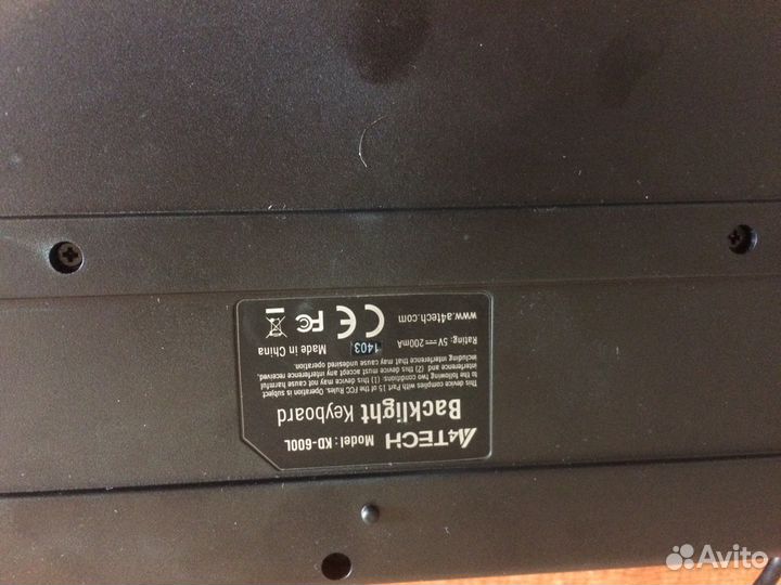 Клавиатура A4Tech KD-600L с подсветкой