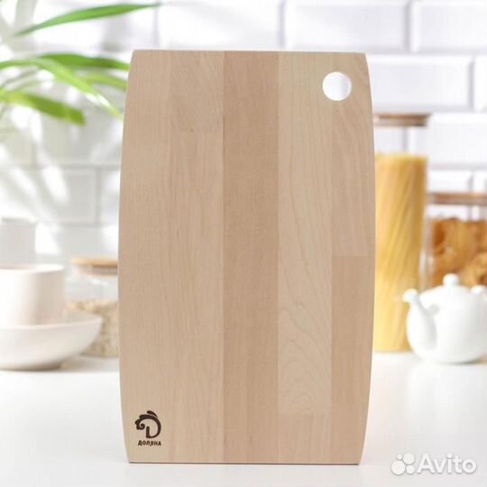 Доска разделочная Доляна, 35231,6 см, берёза