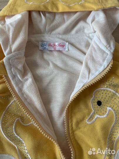 Жилетка утепленная для девочки 80