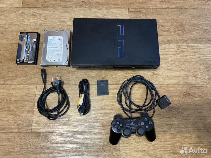 Продам sony ps2 fat, HDD 1Tb и есть HDD 250 Gb