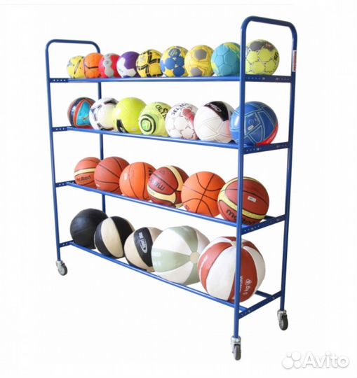 Стеллаж для мячей, ящик для мячей