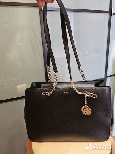 Сумка dkny натуральная кожа