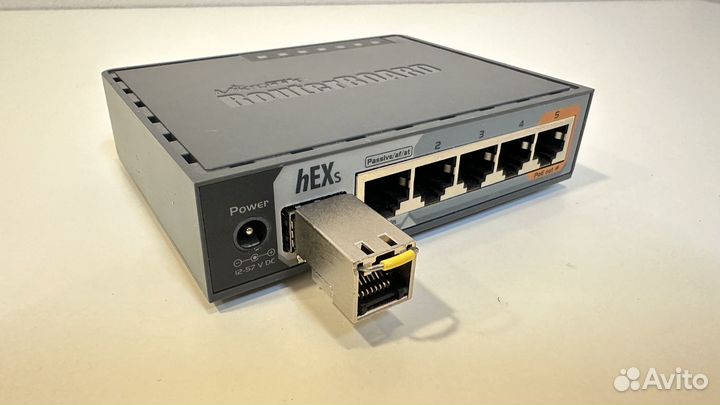 Маршрутизатор MikroTik hEX S RB760iGS + SFP-T