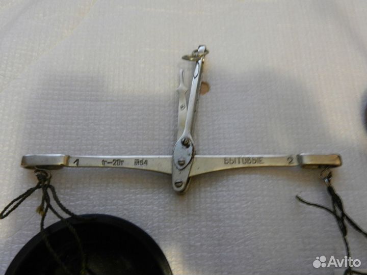 Весы равноплечие ручные, грузики, СССР