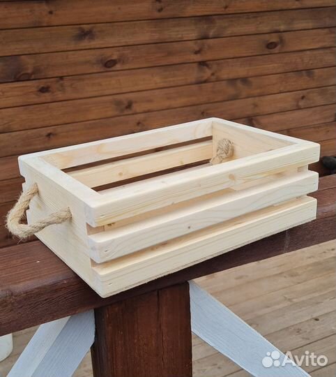 Ящик деревянный подарочный