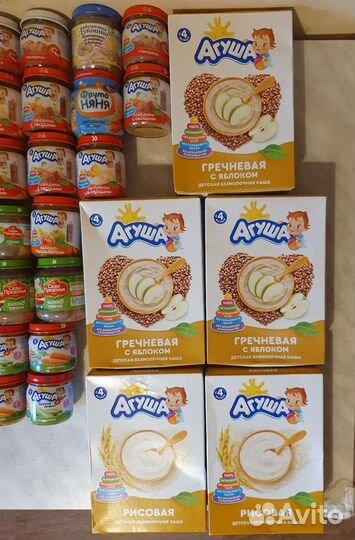 Пюре детское питание, каши детские