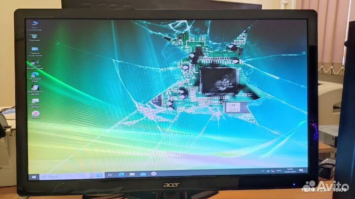 8-ми ядерный, 16-ти поточный компьютер в сборе