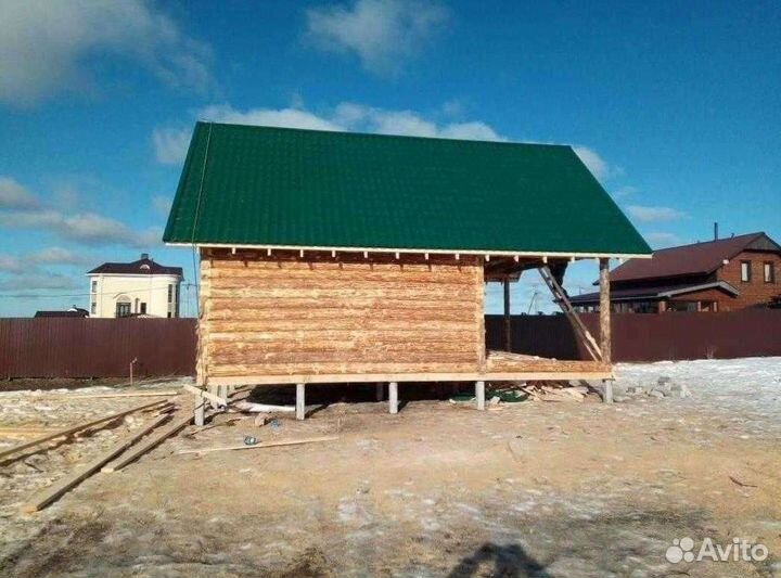 Дома и бани из бревна