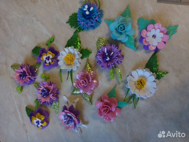Заколки,ободки для девочек ручной работы