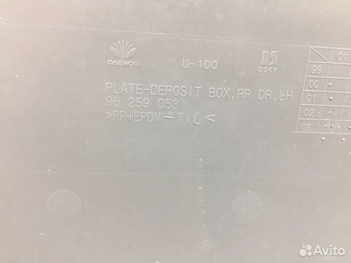 Обшивка двери задняя левая Chevrolet Rezzo