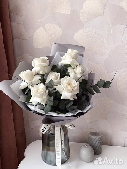 Букет Моно Букет из Роз, Розы с доставкой тюмень