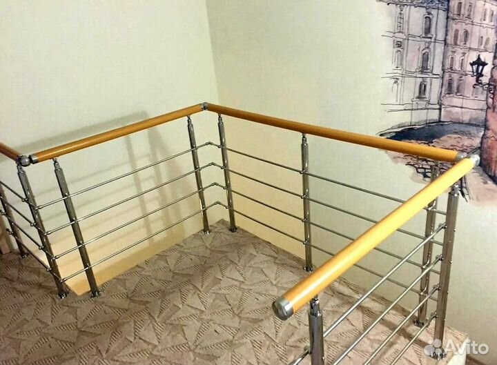 Перила для лестниц из нержавеющей стали