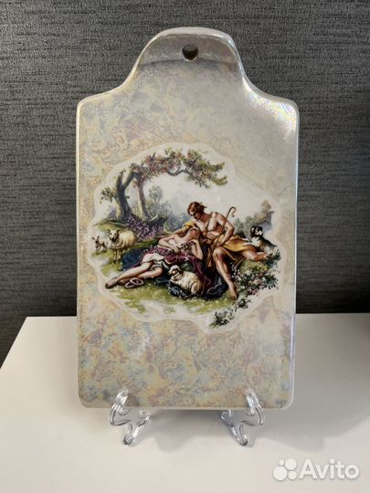 Фарфоровая сырная доска, Дулево