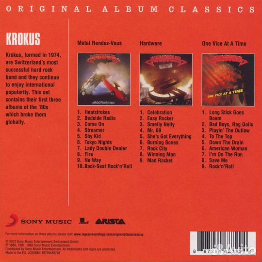 Krokus / Original Album Classics (3CD)