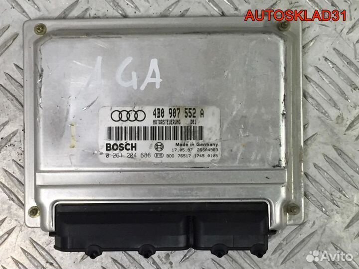 Блок эбу Audi A6 C5 2.4 AGA 4B0907552A Бензин